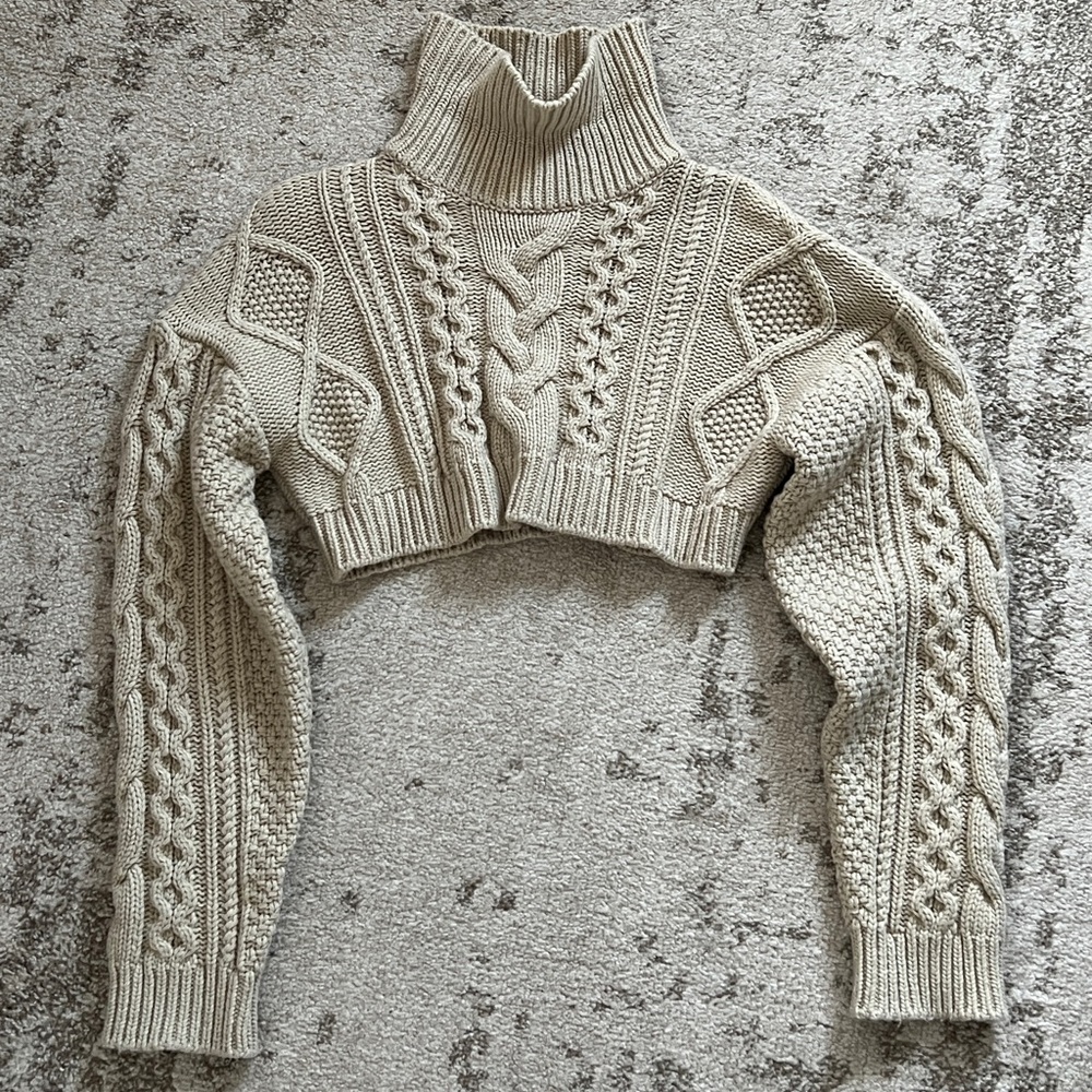 Frankie Shop Ultra crop sweater